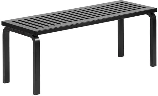 artek 153 Benk Size A L112,5 cm Sort Lakkert Bjørk