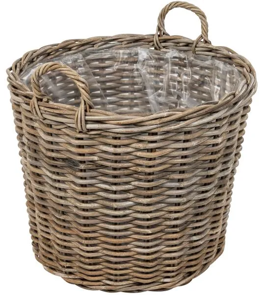 Kurv rund med håndtak Ø55x65cm