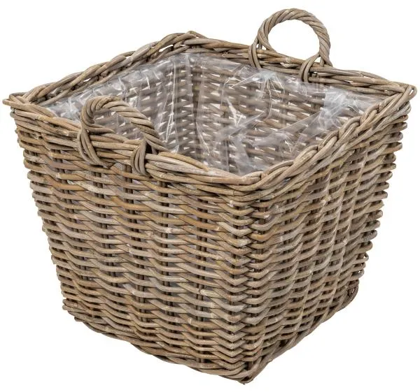 Kurv firkantet med håndtak 55x55x45cm