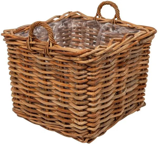 Kurv firkantet med håndtak 60x60x50cm