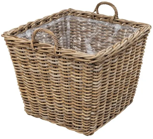 Kurv firkantet med håndtak 65x65x55cm