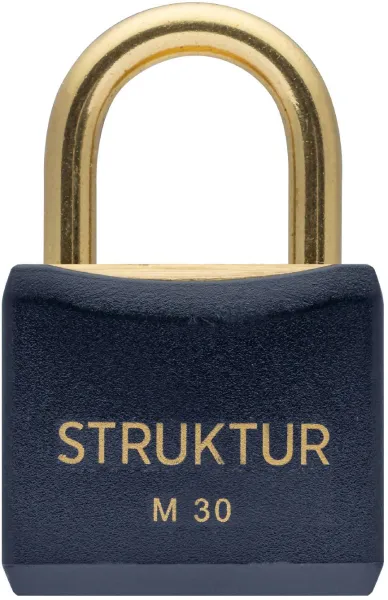 Struktur hengelås Marin 30 - 100 % rustfri