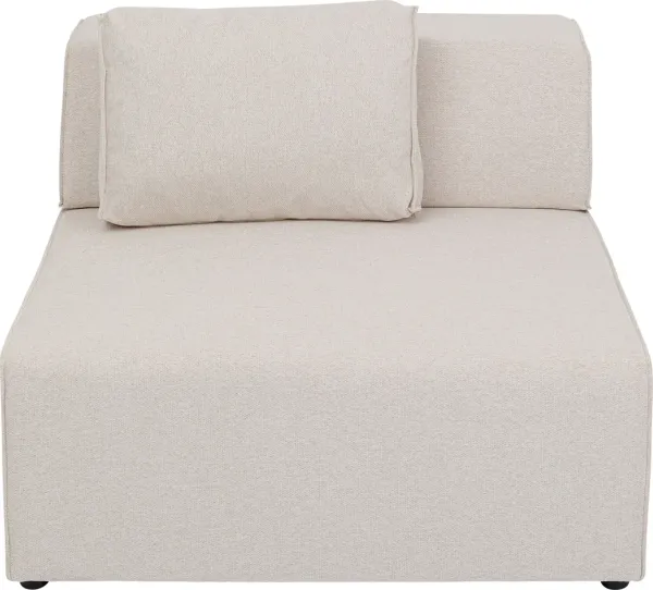 KARE DESIGN Infinity 2-seters Elements kremfarget modul, 100 cm - krem polyester og polypropylen