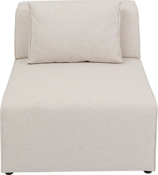 KARE DESIGN Infinity 2-seters Elements kremfarget modul, 80 cm - krem polyester og polypropylen