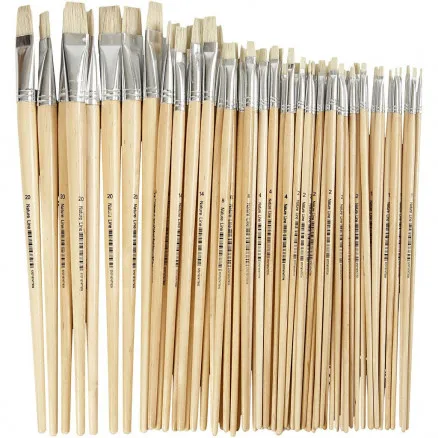 Nature Line Pensler, L: 27,5-33 cm, B: 5-19 mm, flat, 64 stk./ 1 pk.