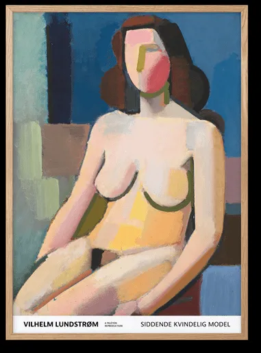 Peléton Sittende Kvinnelig Modell, 1942 70x100 Plakat