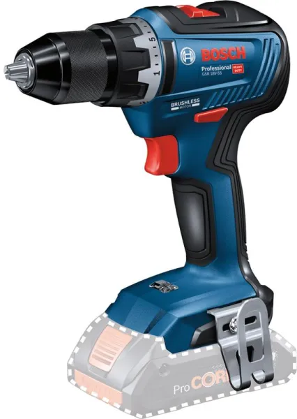 Bosch bor-/skrumaskin GSR 18V-55 Solo
