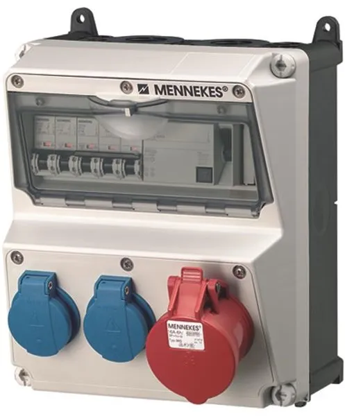 Mennekes AMAXX tavle schuko 5 polet 16Aol IP44