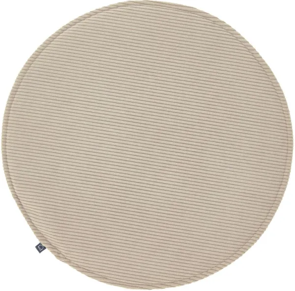 Sora, Pute til spisestuestol, beige, H2,5x35x35 cm