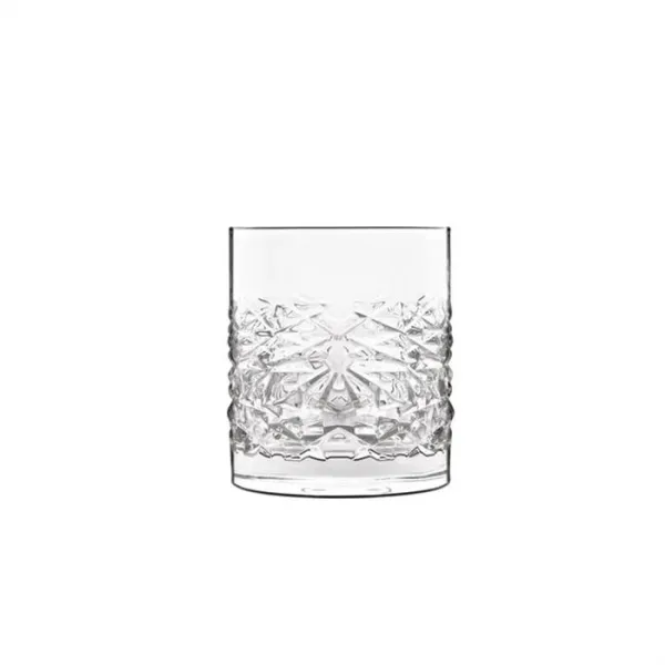 Luigi Bormioli Mixology Textures vannglass/whiskygass 38 cl - 4 stk.