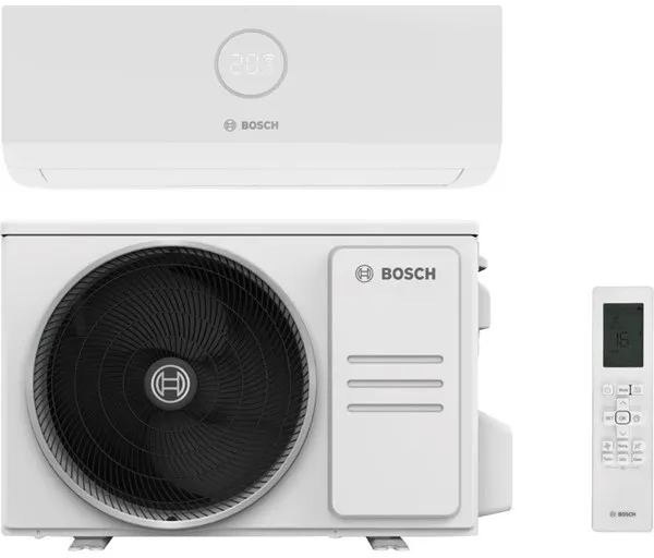 Bosch Climate 3000i 35 WE luft/luft varmepumpe, 3,5 kW, 10–40 m², Hvit
