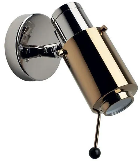 Biny Spot vegglampe Nikkel & Gull med LED