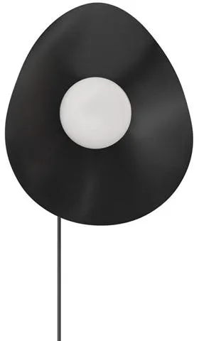 NORR11 Fuji Vegglampe Petite Burned Black